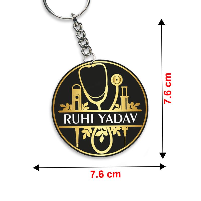 Personalized Acrylic Keychain Custom with Name  Ideal for Daily Use Office & Home
